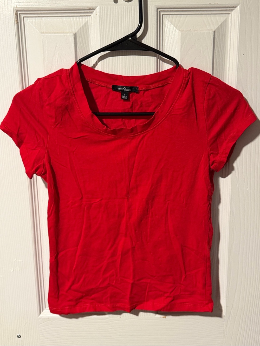Ambiance Bright Red Short Sleeve Crewneck Tee